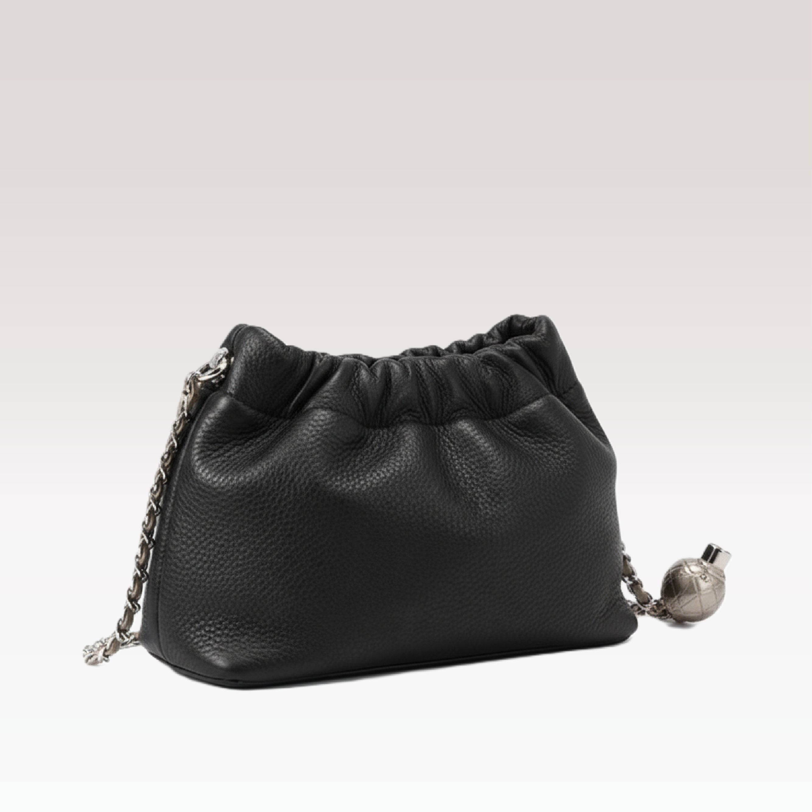ARCANGELLIS_Lumielle_mini_vegan_leather_crossbody_bag_in_Black_-_Side_View