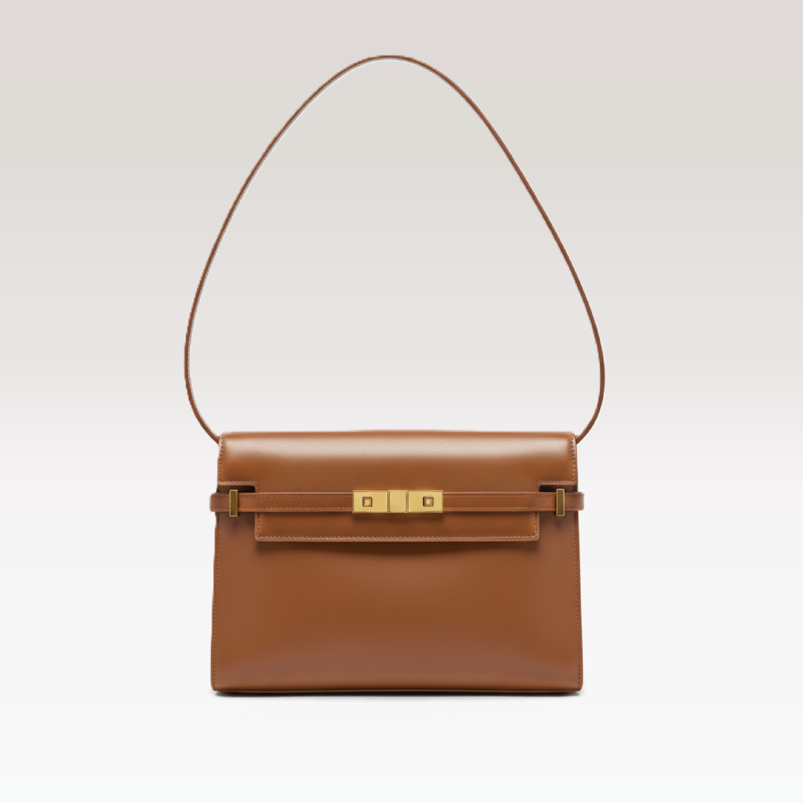ARCANGELLIS_Seraphielle_calfskin_bag_in_Camel_-_Hanging_View