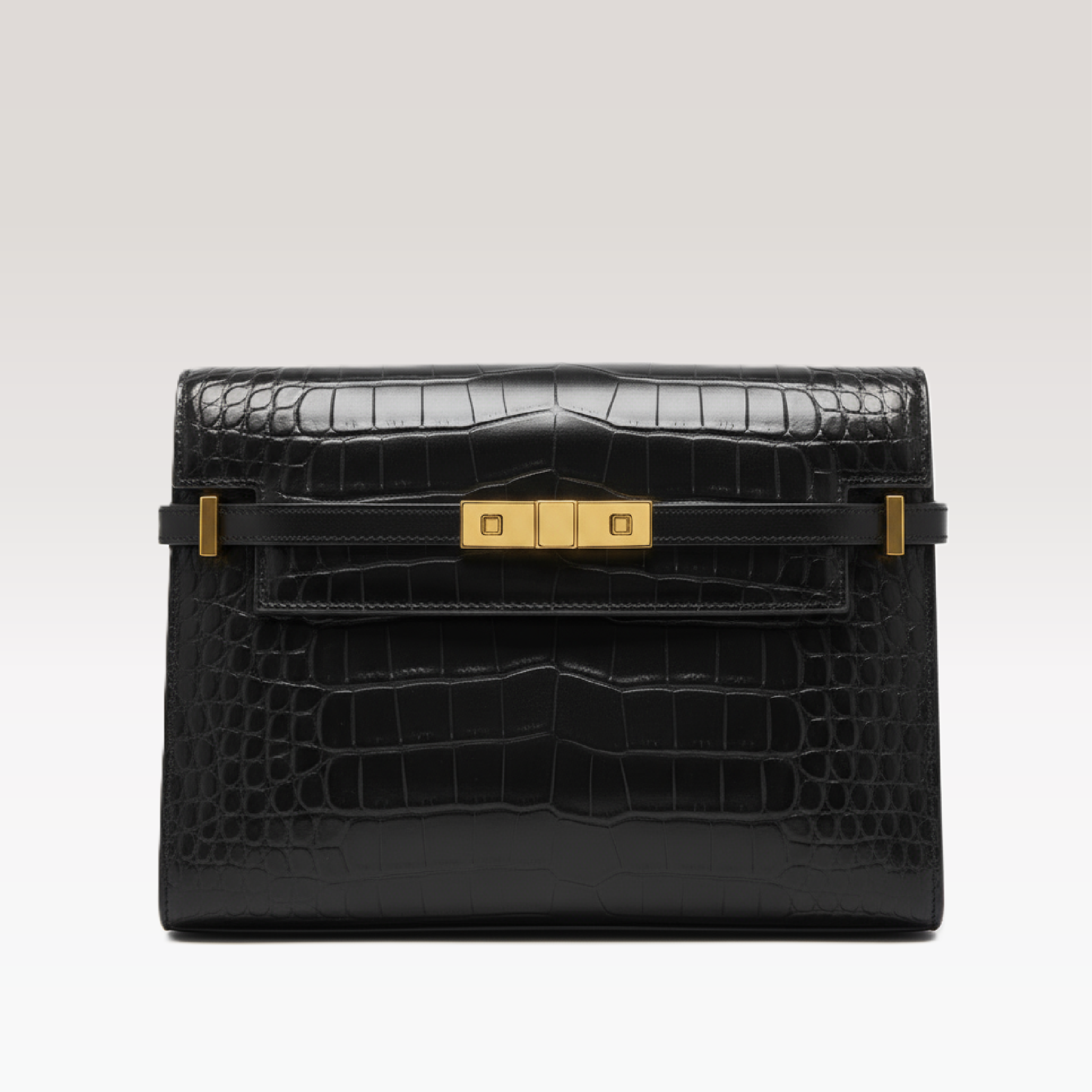 ARCANGELLIS_Seraphielle_calfskin_bag_in_Croco_-_Front_View