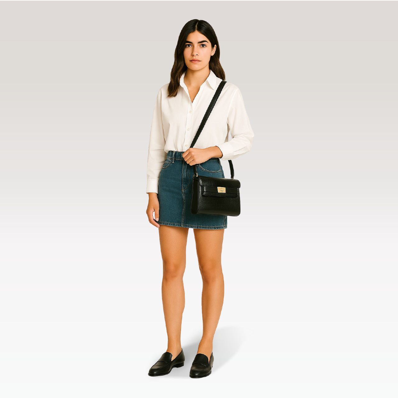 SERAPHIELLE FEMME [Crocodile Black]
