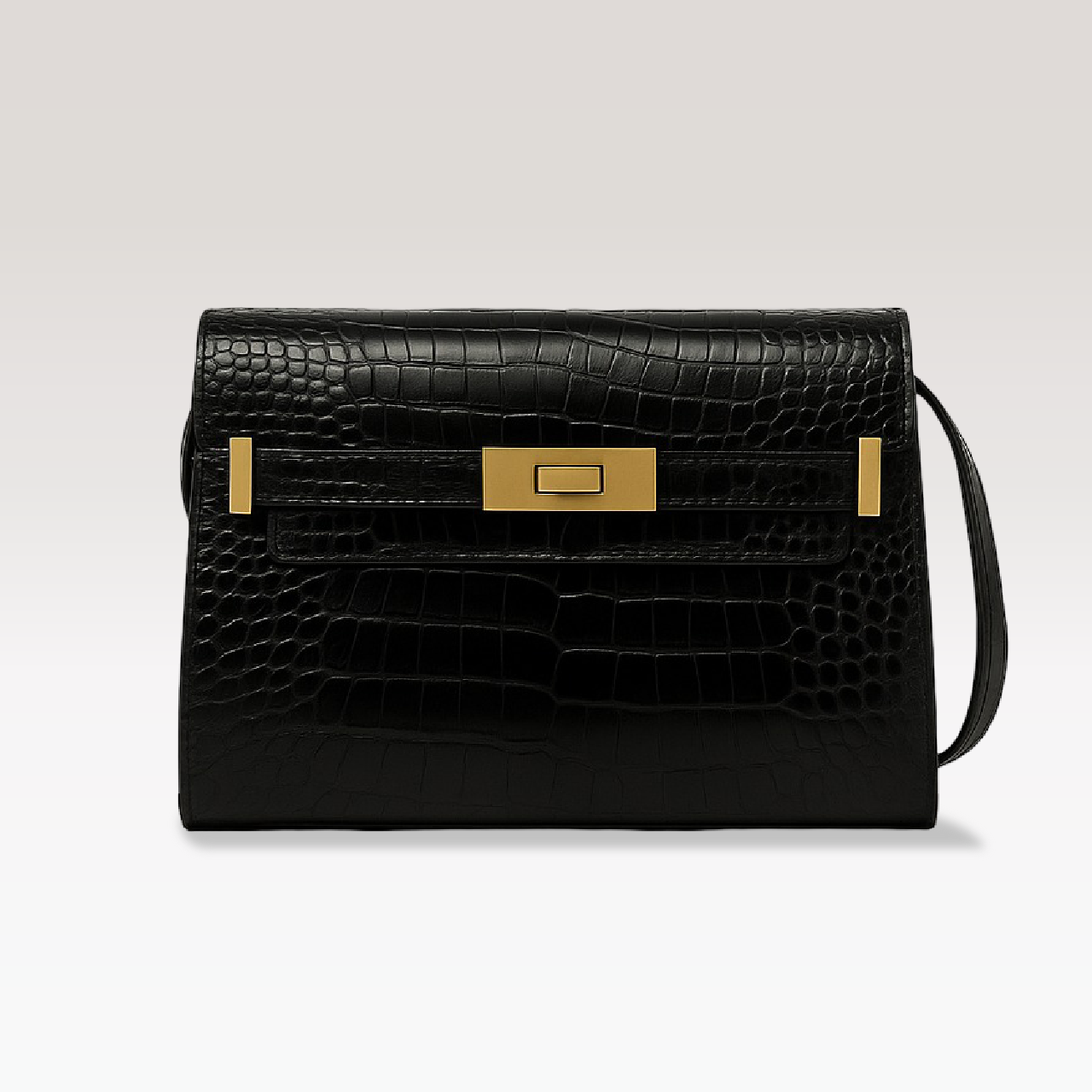 SERAPHIELLE FRONT [Crocodile Black]