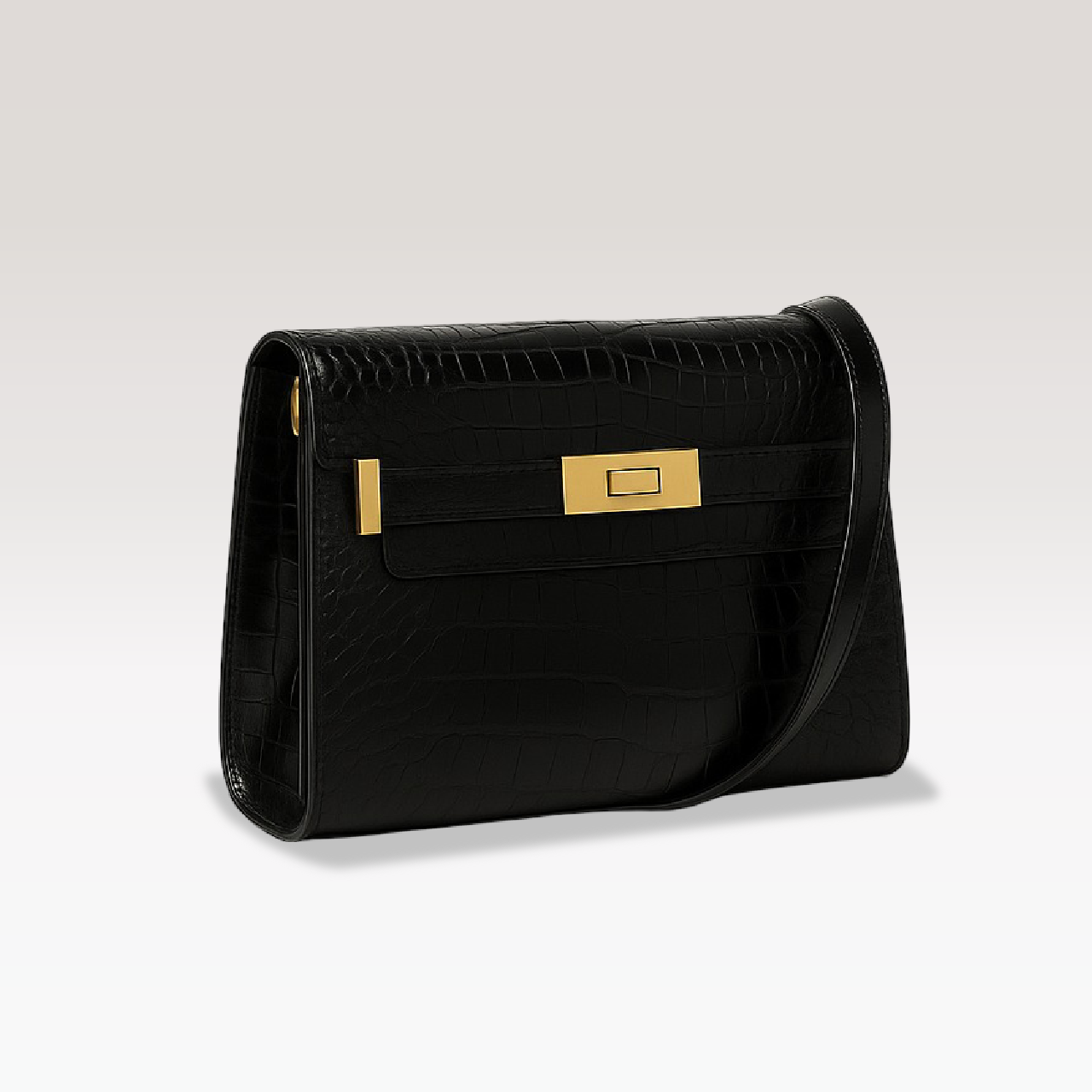 SERAPHIELLE SIDE [Crocodile Black]